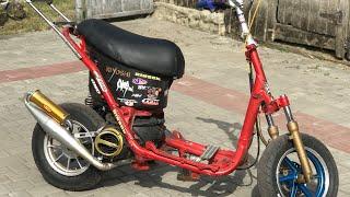 Honda dio 35zx тюнинг! Stunt, fzm