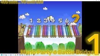 Mario Party 6 Battle Bridge #1 - Mario vs Luigi vs Yoshi vs Toad