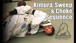 Jiu-Jitsu Submissions | Kimura, Sweep & Choke Sequence