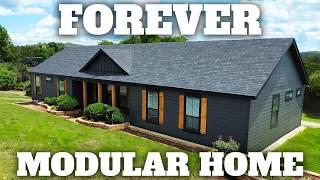 BREATHTAKING NEW modular home with ALL the "high end" finishes! Prefab House Tour