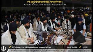 032 Bhai Parminder Singh Jee Delhi at FridayPM Toronto December 2024 Annual Akhand Keertan Smaagam