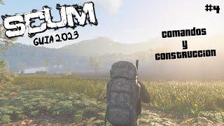 SCUM 2023 GUÍA BÁSICA COMANDOS + CONSTRUCCIÓN | TUTORIAL EN ESPAÑOL