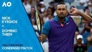 Nick Kyrgios v Dominic Thiem Condensed Match | Australian Open 2021 Third Round