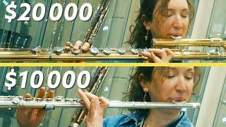 $10,000 Flutes VS $20,000 Flutes