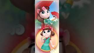 Talking Angela 2 in Lunar New Year costume edit #edit #capcut #capcuttemplate #talkingangela2