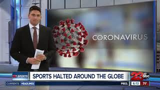 Coronavirus stops sports around the globe