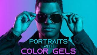 Create Amazing Portraits with Teal & Magenta Color Gels