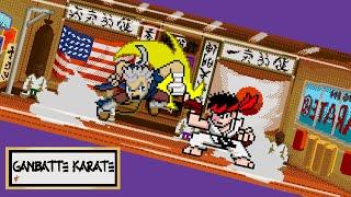 GANBATTE KARATE MATCH - Soriz VS Ryu