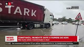 CONSTANȚA, INUNDATĂ DUPĂ O RUPERE DE NORI_Știri B1TV_29 aug. 2024