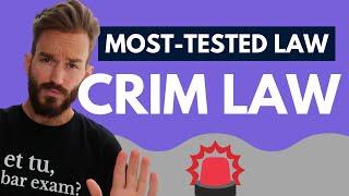 Criminal Law Bar Review: Most Tested Areas of Law on the Bar Exam [BAR BLITZ PREVIEW]