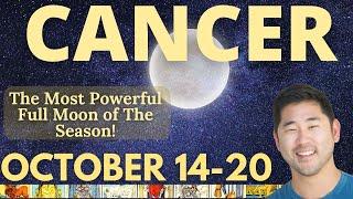 CANCER - RARE WEEK! You Will Be VERY Happy, Cancer. October 14-20 Tarot Horoscope