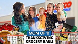 Massive $1800 Thanksgiving & Holiday Grocery Haul for My Family of 13!