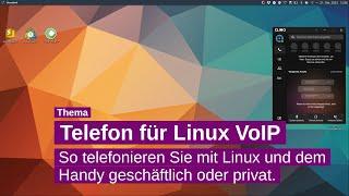 CLINQ + EASYBELL: KDE Telefon für Linux VoIP "Telefon für Unternehmer und Privathaushalte"