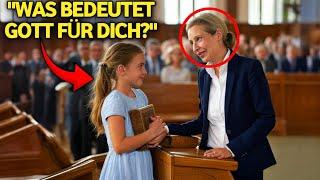 Ein kleines Mädchen fragt Alice Weidel nach Gott – ihre Antwort rührt sie zu Tränen!