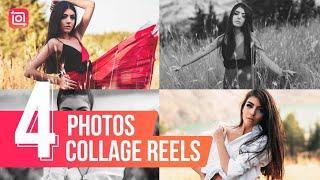 Trending 4 Photos Collage Reels Editing (InShot Tutorial)