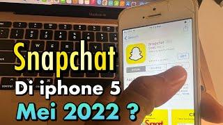 Snapchat on iPhone 5 mei 2022