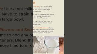 Sustainable Oat Milk Creamer Recipe #shorts