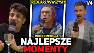 DREDZIARZ VS WSZYSCY! - KONFERENCJA PRIME MMA 8 - NAJLEPSZE MOMENTY *1/4*