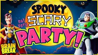 Halloween Brain Break Party  Freeze Dance & Run  Floor is Lava  Spooky Scary Just Dance