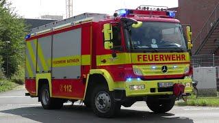 [SCHWERER VERKEHRSUNFALL!] - KdoW A-Dienst, Rüstzug und NEF der Feuerwehr RATINGEN auf Einsatzfahrt