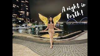 A night in Perth | Vlog 003| #perth #christmaslights #perthcity