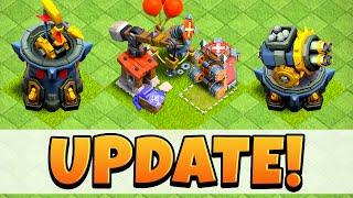 NEW Defense, Siege Machine and TH17  Levels! | Clash of Clans Update