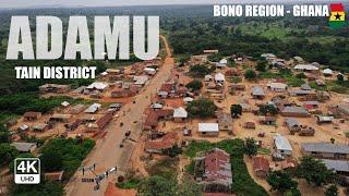 Adamu Badu Aerial and Drive Tour in the Tain District Bono Region of Ghana 4K