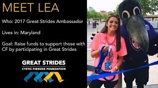 CF Foundation | Lea, 2017 Great Strides Ambassador