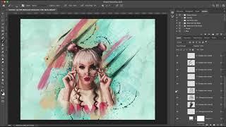 Watercolor 2 Photoshop Action [How to use]