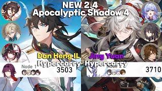 New Apocalyptic Shadow 4 | E0S0 Dan Heng IL & E1S1 Jing Yuan Hypercarries | Honkai Star Rail 2.4