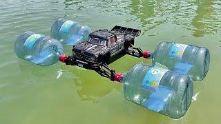Rc Car With Water Jugs As Wheels - part 2