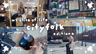  I MOVED TO A NEW STATE? Slice of Life! | Yarn Shopping + Fish Making  Tiffany Weng