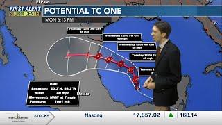 Jake's First Alert Forecast: Potential TC One Forms, Rain Chances for CENLA Decrease