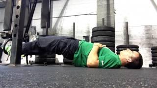 Hamstring Curls with feet in rings