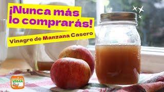 ¡Adiós al vinagre de manzana comercial! Haz el tuyo en casa fácilmente. #vinagredemanzana #receta