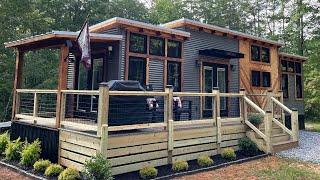 Rustic Stunning Big Sky Tiny Home By Timbercraft Tiny Homes