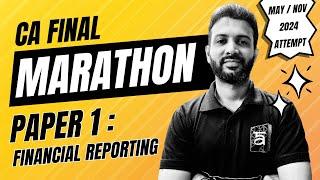 CA Final | Financial Reporting Marathon Revision with Questions | May 24 | English | CA Sandesh