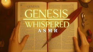 ASMR Bible Reading  Entire Book of Genesis Whispered for Sleep