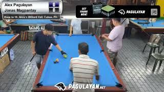 Alex Pagulayan - Jonas Magpantay | 10 ball | April 22, 2024