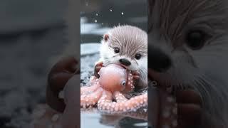 So Adorable! These Super Cute Baby Otters Will Melt Your Heart#cute #animation #animals #otter