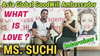 GRC Interviews Miss SUCHI | Asia Global Goodwill Ambassador | Motivational Speaker | Laughter Coach