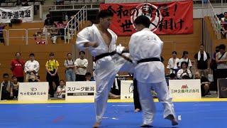 【新極真会】第10回全北陸空手道選手権大会　男子軽量級　決勝　深沢優斗　対　林一樹　SHINKYOKUSHINKAI KARATE