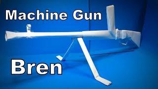 Origami Gun | How to Make a Paper Machine Gun Bren DIY | Easy Origami ART Paper Crafts