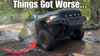 RAM 1500 LOSES GAS TANK OFF ROAD! Mudding, Damage & More Damage...