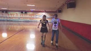 Working with Jack on Rexing roller skate dance steps technique