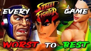 EVERY Street Fighter Game Ranked from Worst to Best