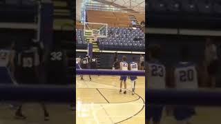 Madison Central Freshman Guard Caleb Kent hits a three vs Clinton at Mississippi College