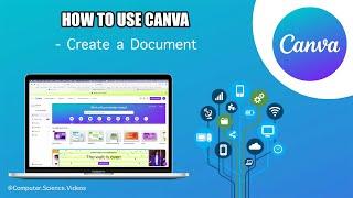 How to CREATE a Document on Your Canva Account On a Mac / Desktop Computer - Basic Tutorial | New