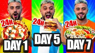 1 SETTIMANA di 24H CHALLENGE con CIBI DIVERSI 