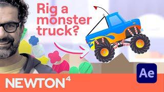 Rig a Monster Truck in Newton for Adobe After Effects